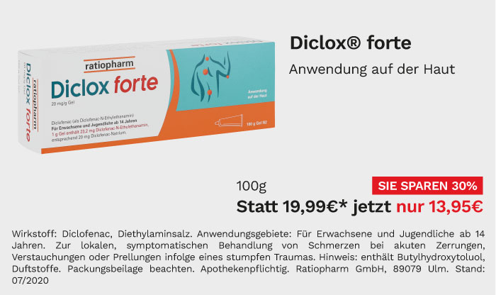Diclox forte für 13,95 €