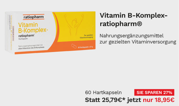 Vitamin B-Komplex-ratiopharm für 18,95 €
