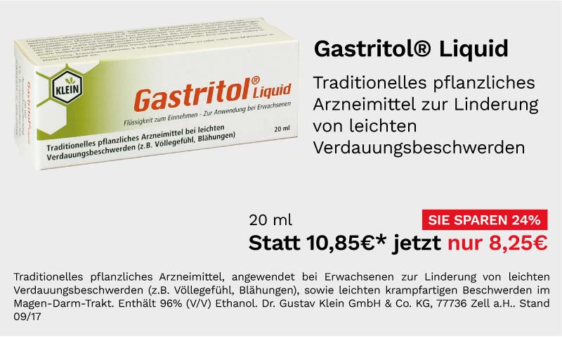 Gastritol Liquid 20ml für 8,25 €
